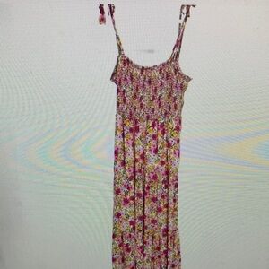 Draper James Floral Maxi Dress - Pink and Yellow
